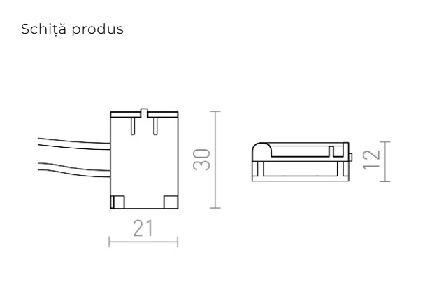Alimentare pentru banda WAVE 24V banda textila [6]