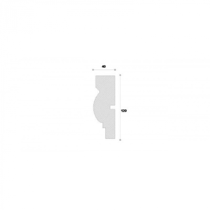 Ancadrament decorativ fereastra NA118 120X40X2000 [2]