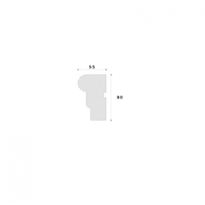 Ancadrament decorativ fereastra NA212 90x55x1250 [2]