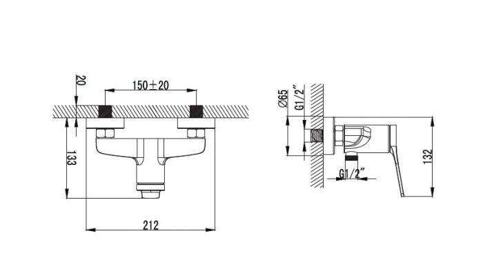 Baterie mixer cada - ANDARE NERO BRONZE [2]