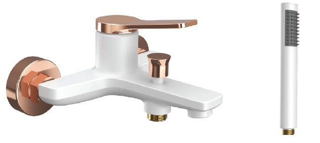 Baterie mixer cada - ANDARE BIANCO ROSE GOLD [1]