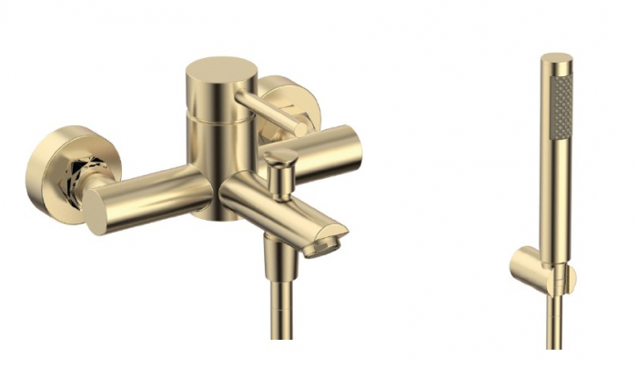 Baterie mixer cada - ARTEMIS ORO SPAZZOLATO [1]