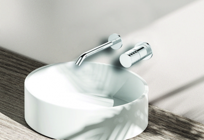 Baterie mixer de perete lavoar - JOAN BRASS PATTERN [2]