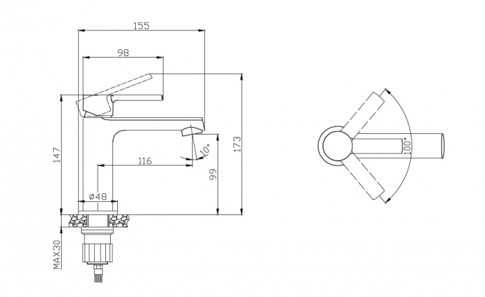 Baterie mixer lavoar - TATI [2]
