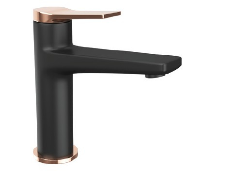 Baterie mixer lavoar - ANDARE NERO ROSE GOLD [1]