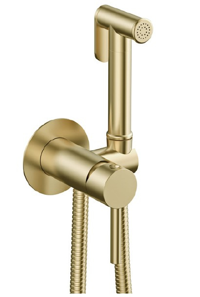 Baterie mixer pentru bideu – ARTEMIS ORO SPAZZOLATO [1]