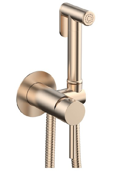 Baterie mixer pentru bideu – ARTEMIS ORO SPAZZOLATO [3]