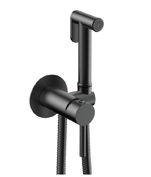 Baterie mixer pentru bideu – LEA GUN METAL [1]
