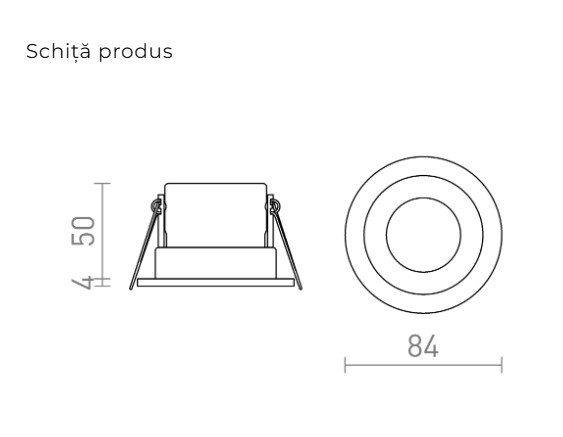 BELLA LED - Spot de baie încastrat [3]