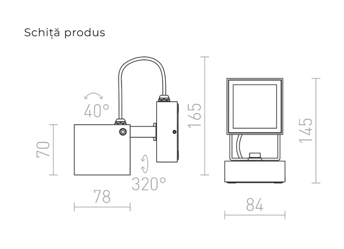 BORA DE PERETE - lumină de exterior [3]