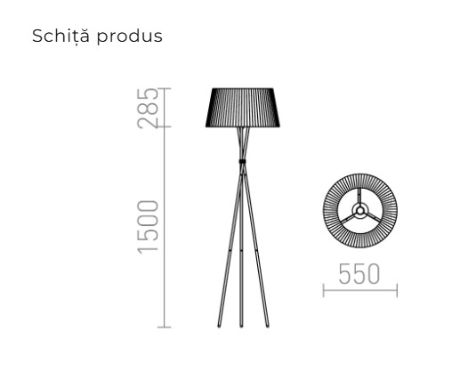 BOULOGNE - lampa cu suport [7]