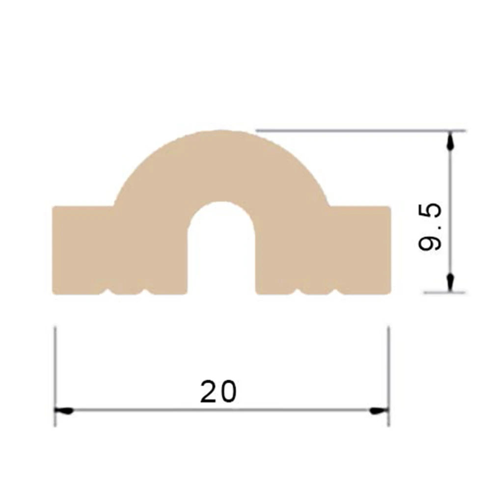 Brau decorativ duropolimer 20 mm [3]