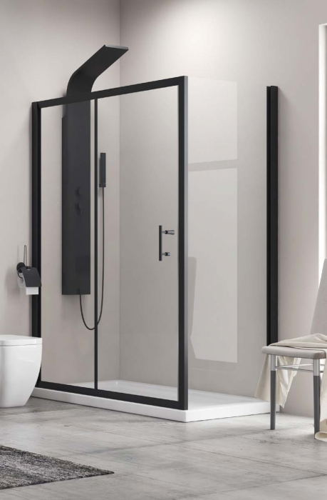Cabina de Dus - FLORA 500 + S-10 NERO [1]