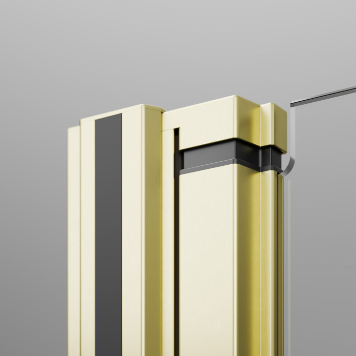 Cabina de duș Nes 6 Brushed Light Gold KDS I [6]