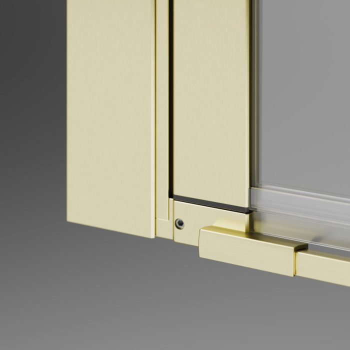 Cabina de duș Nes 6 Brushed Light Gold KDS I [7]