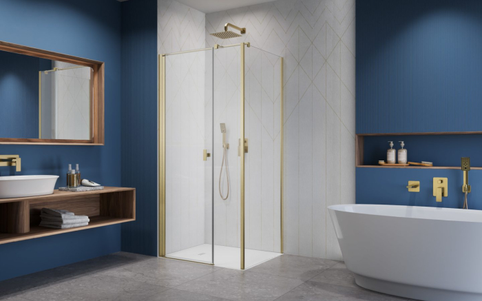 Cabina de duș Nes 6 Brushed Gold KDS I [2]