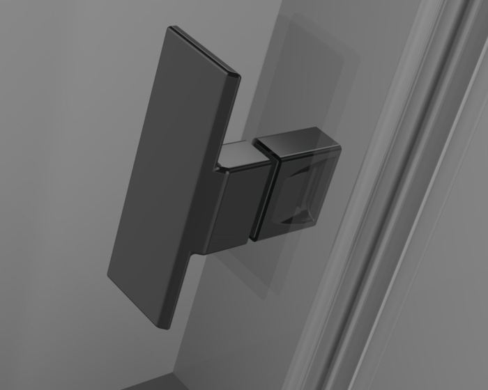 Cabina de duș Nes 8 Negru KDS II [4]