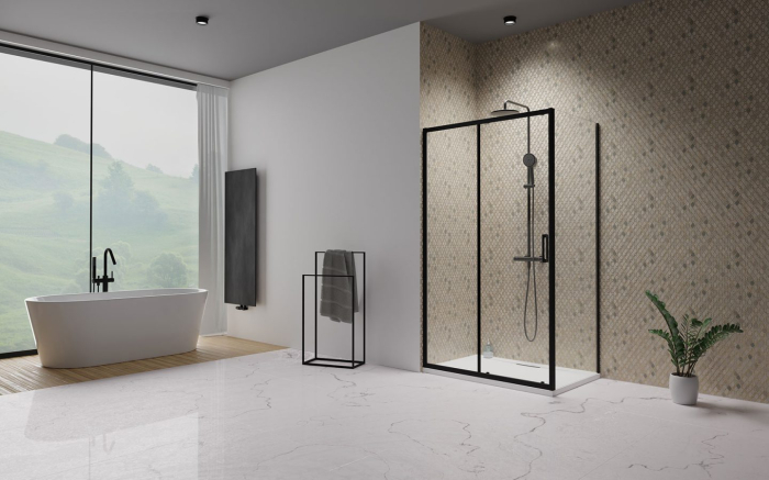 Cabina de duș Premium Pro Negru KDJ [2]