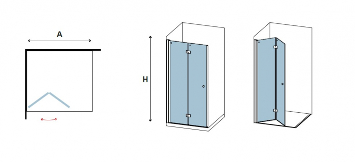 Cabina de dus - S 7 CROMO/NERO [3]