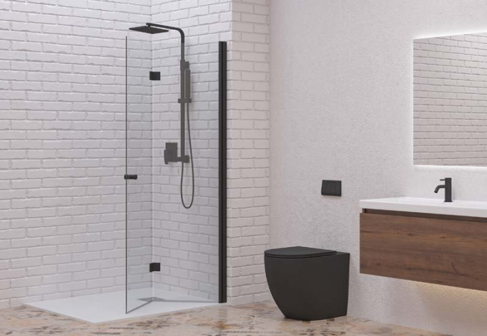 Cabina de dus - S 7 CROMO/NERO [2]