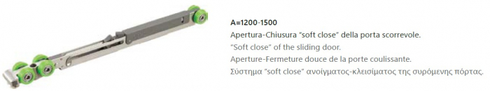 Cabina de dus SANTORINI 400 NERO [3]
