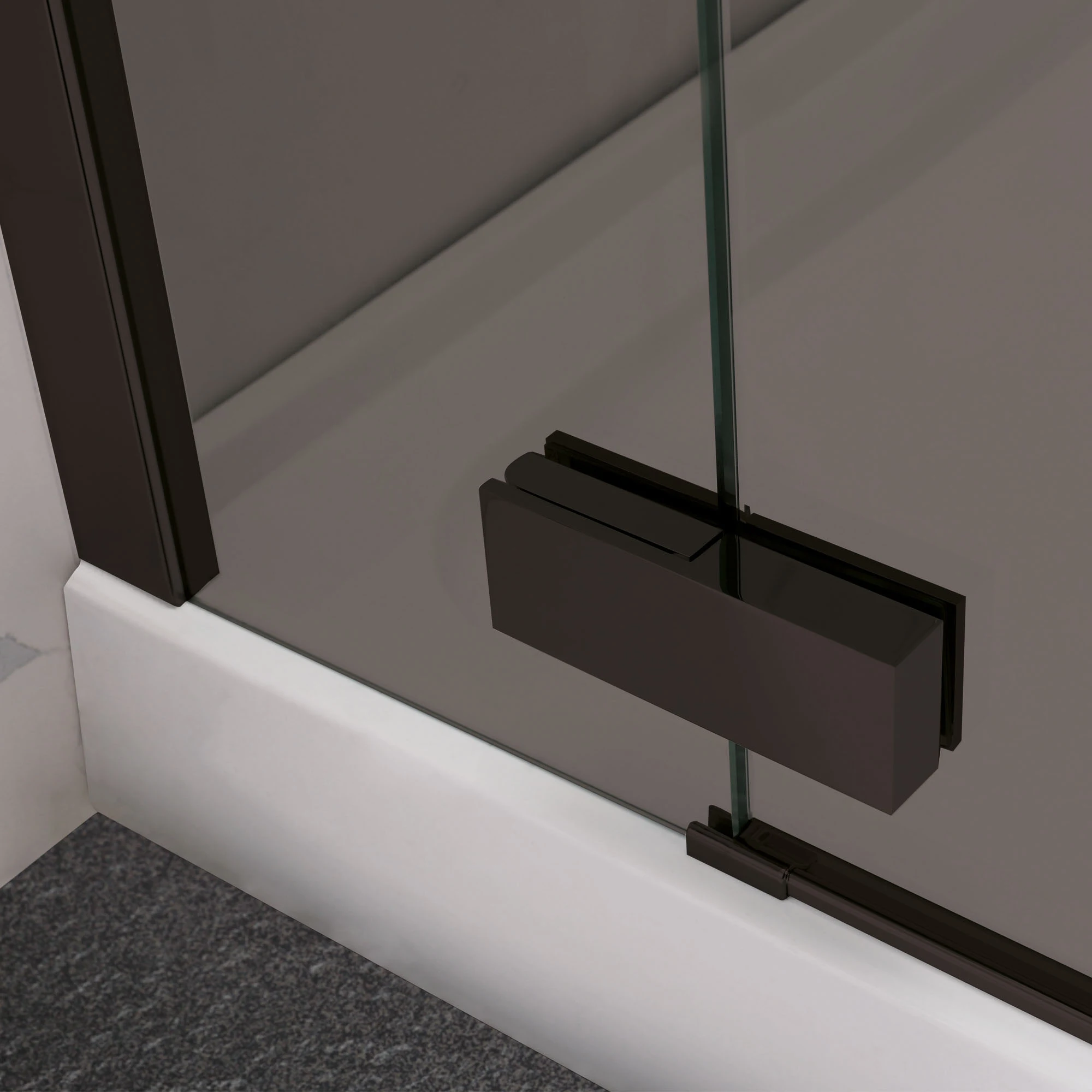 Cabina de dus WST 02 - PROFIL NEGRU STICLA FUMURIE [5]