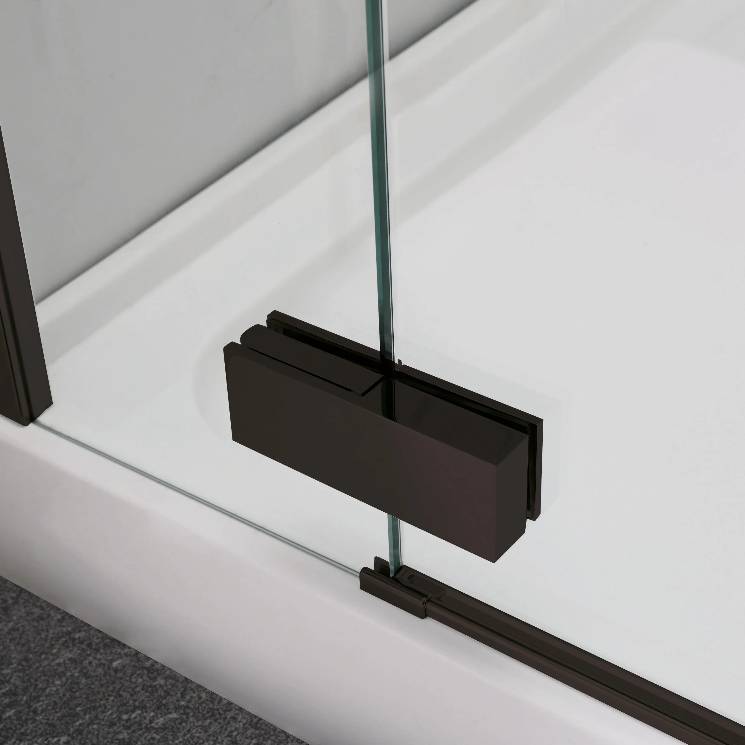 Cabina de dus WST 02 - PROFIL NEGRU STICLA TRANSPARENTA [3]