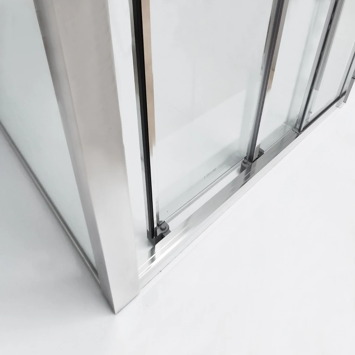 Cabina de dus WST 17 - PROFIL INOX STICLA TRANSPARENTA [4]