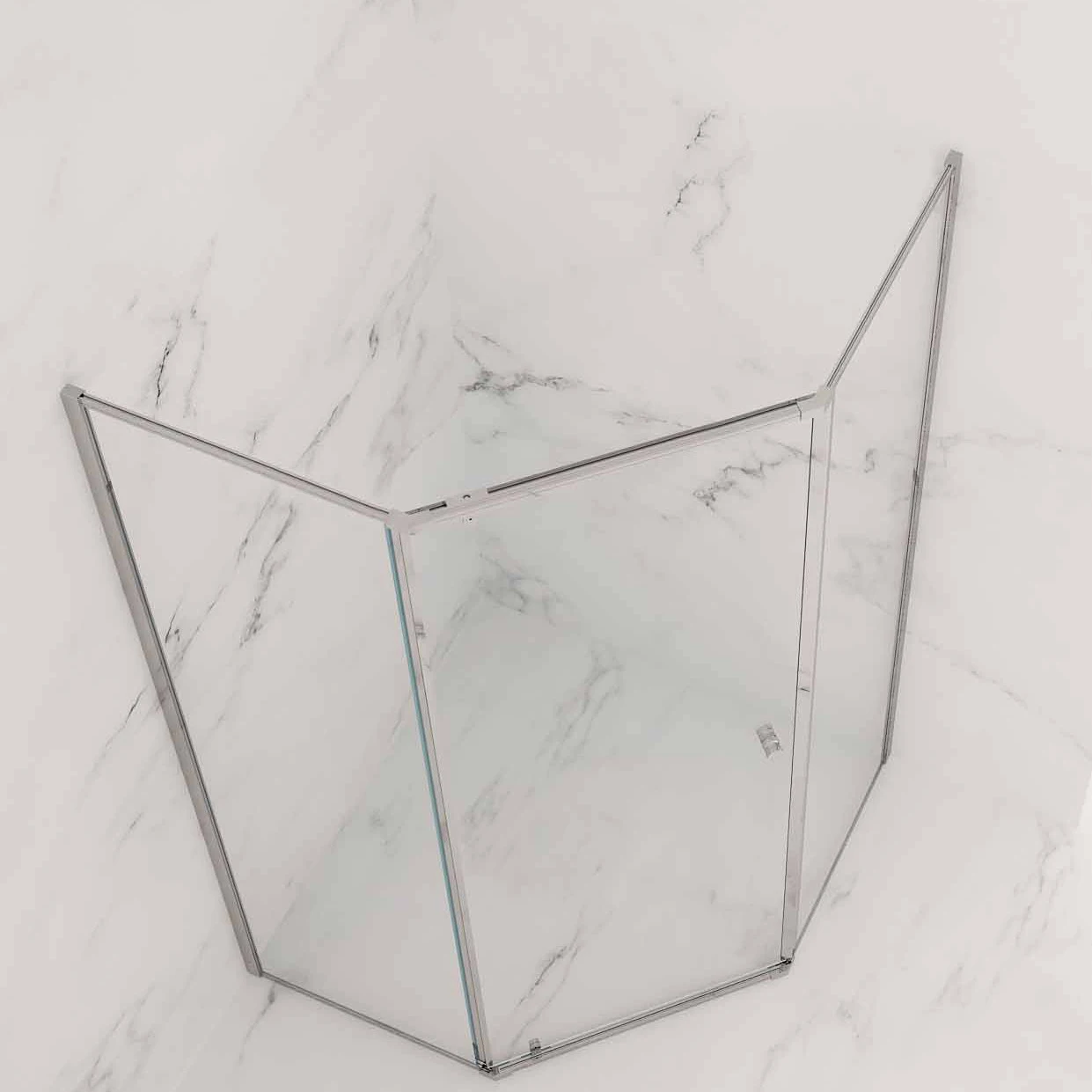 Cabina dus WST 06 - STICLA TRANSPARENTA, PROFIL CROMAT [3]