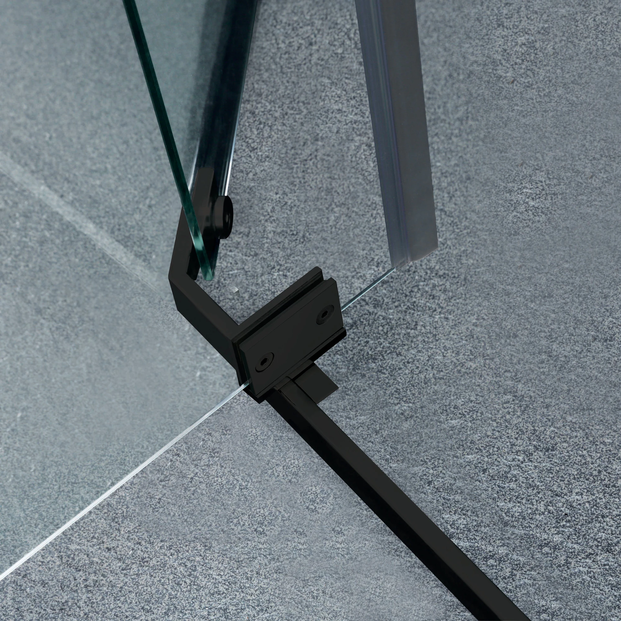 Cabina dus WST 06 - STICLA TRANSPARENTA, PROFIL NEGRU [6]