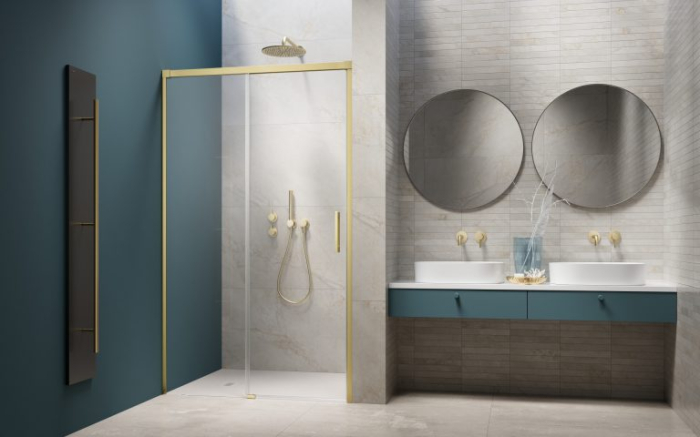 Cabina Idea 6 Brushed Light Gold DWJ [2]