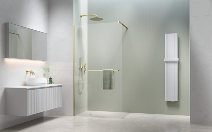 Cabina Modo New II cu port prosop – Auriu Periat [2]