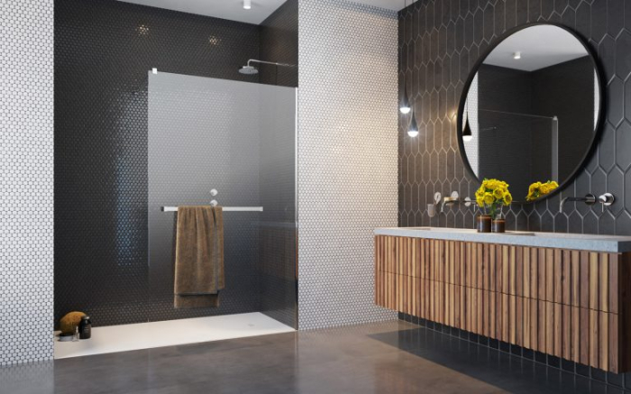 Cabina Modo New II cu port prosop – Crom [2]