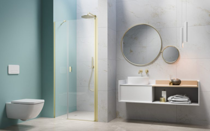 Cabina Nes 6 Brushed Light Gold DWS [2]