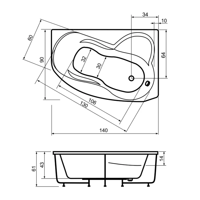 Cada ANA - 140 X 90 X 61 cm [6]