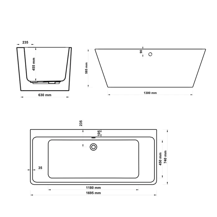 Cada de baie TABITHA [4]