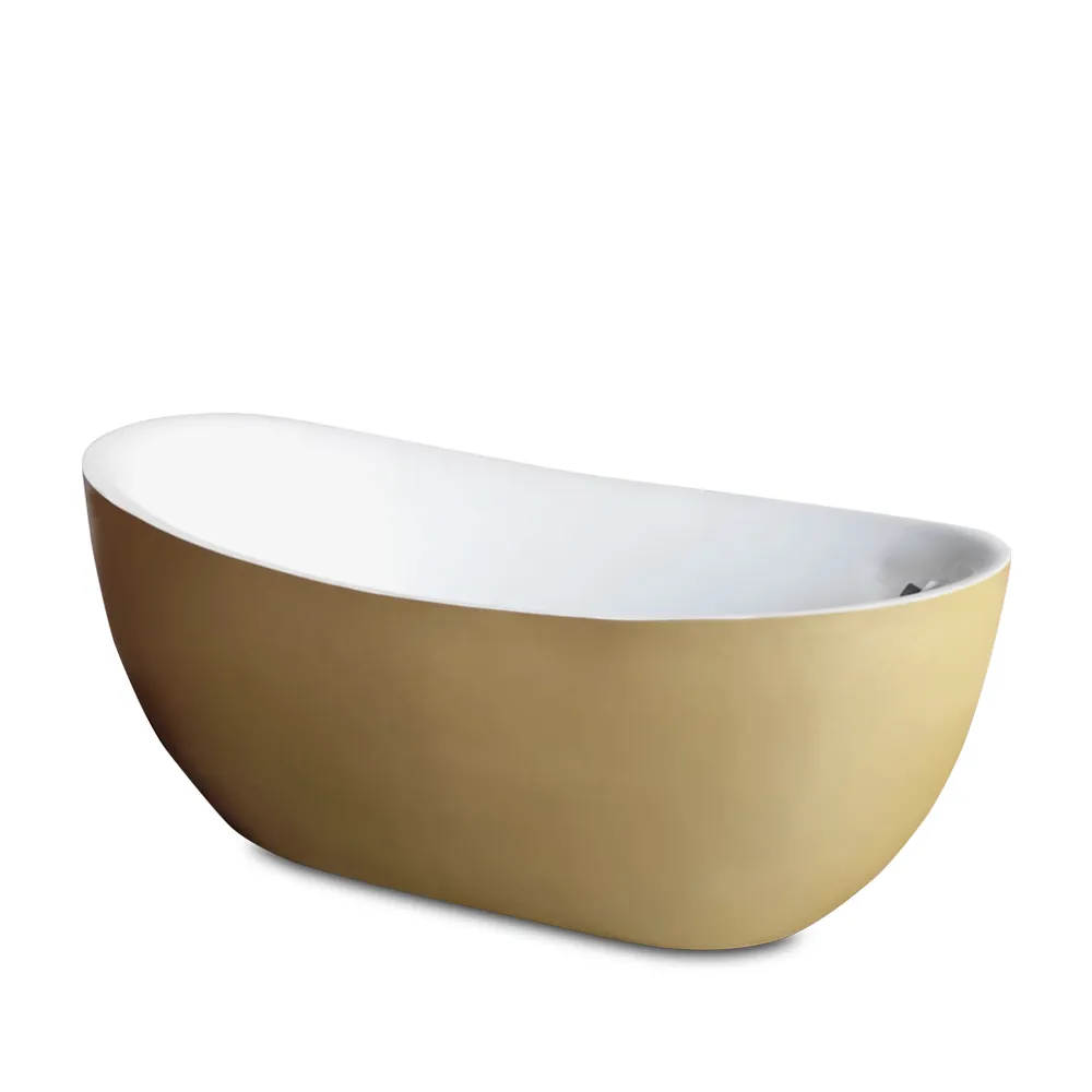 Cada LUXE - 177,5×80×58 cm, alb/auriu [3]
