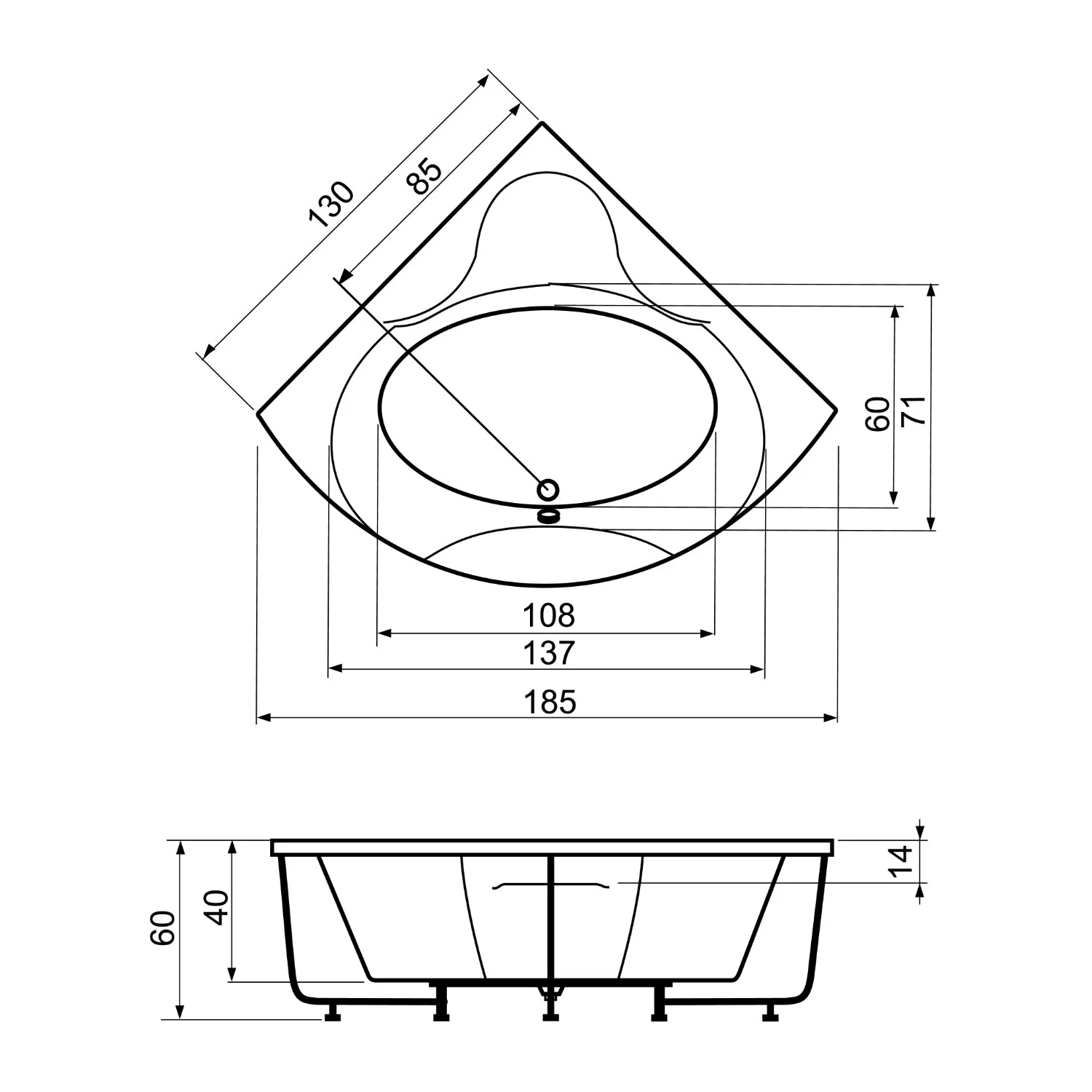 Cada VANDA - 130 x 130 x 60 cm [3]