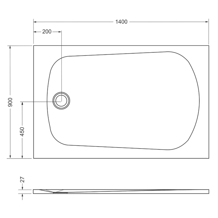 CADITA DUS COMPOZIT + SIFON SOLID MARBLE [3]