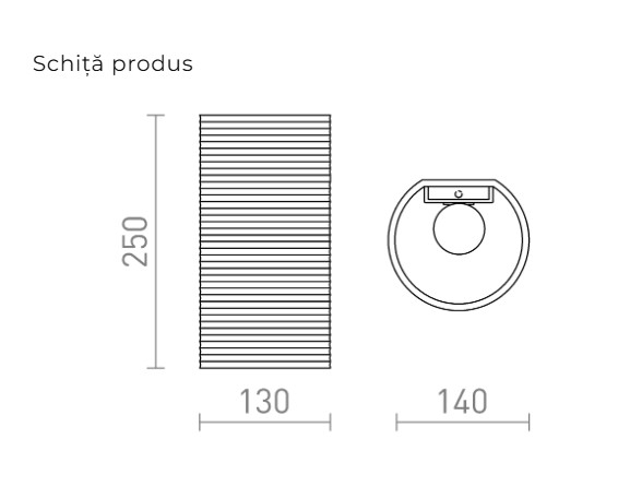 CALLUM RR4 250 - lampă de perete [4]