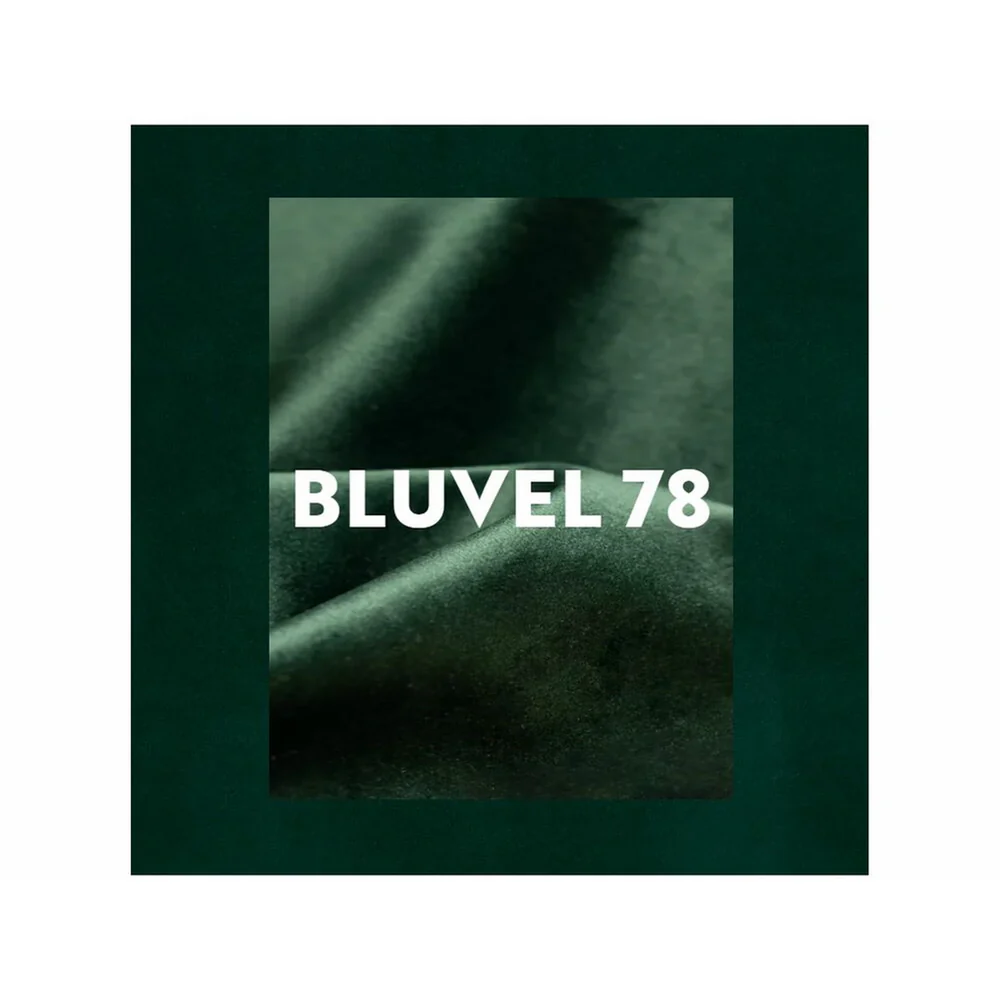 Canapea Castello 2, verde Bluvel 78, stofă catifelată/lemn, 145x85x78 cm [3]