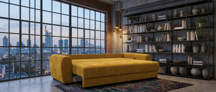 Canapea extensibilă Berlin – 250x106 cm, extensie 200x153 cm [2]