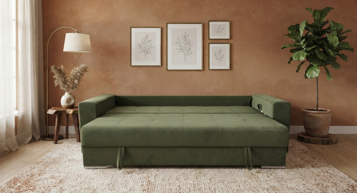 Canapea extensibilă FRIDA – 3 locuri, 235x104 cm, extensie 190x153 cm [2]