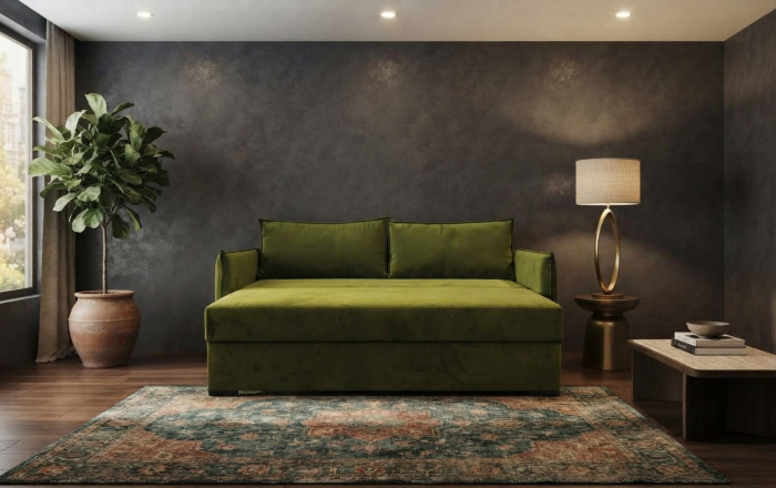 Canapea extensibilă ISTAMBUL – 2 locuri, 165 × 110 cm, extensie 140 × 200 cm [2]