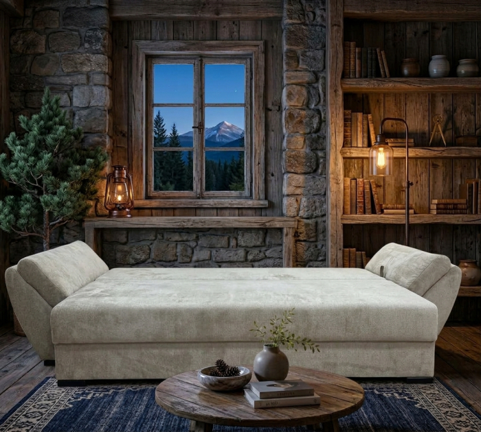 Canapea extensibila MALAGA - 263x100 cm, extensie 190x153 cm [2]