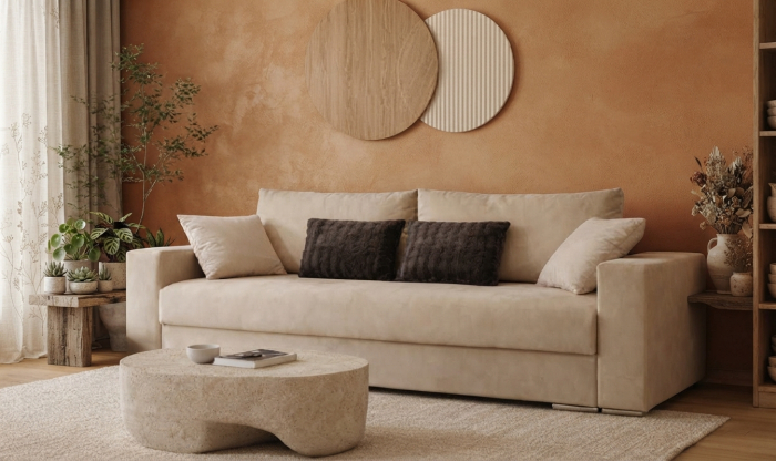Canapea extensibilă PEPA – 3 locuri, 235x103 cm, extensie 190x153 cm [2]