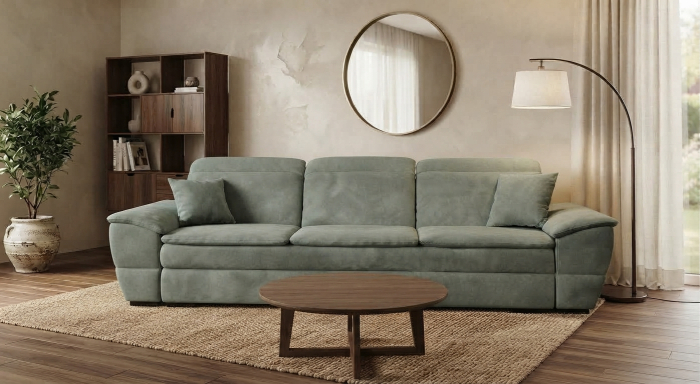 Canapea extensibilă SOFIA – 3 locuri, 252x99 cm, extensie 190x136 cm [2]