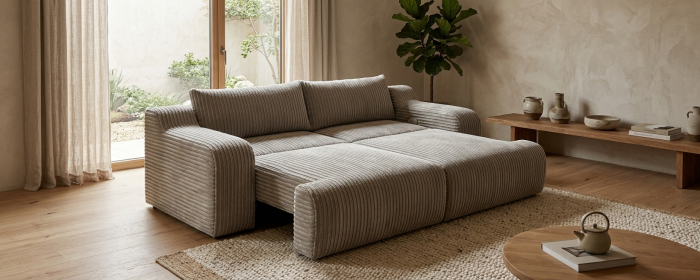 Canapea NAPOLI TWIN - 260x128 cm, extensie 200x180 cm [3]