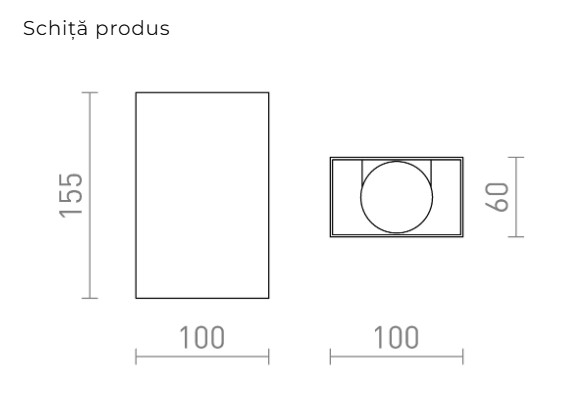 CAPRI RC - lampa de perete [2]