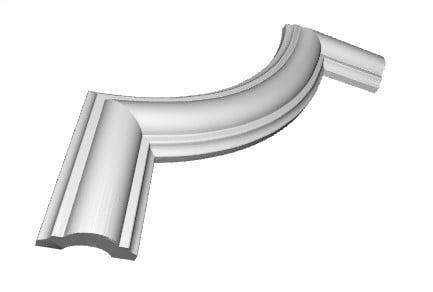 Chenar decorativ din poliuretan B16-1 - 20.5x20.5x2 cm [1]